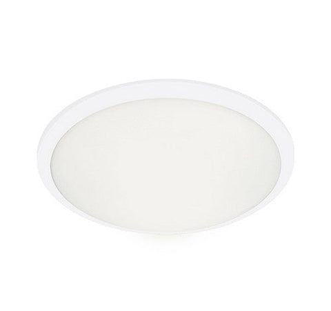 Kuzco Lighting FM1515-WH LED Malta Round Indoor Ceiling Lights 120V White Finish