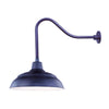 Millennium Lighting 17" RLM Warehouse Shade Goose Neck Mount, Navy Blue Finish