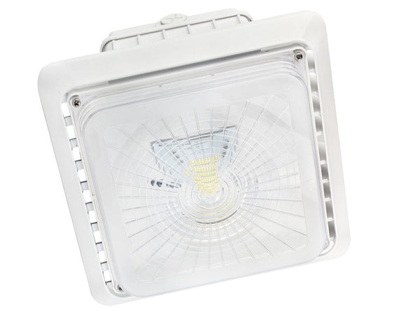 Square LED Garage Canopy Light, 55W, 5000K