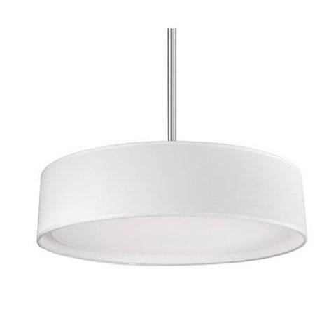 Kuzco Lighting PD7916-WH LED Dalton Semi-Flush Mount Ceiling Light 120V White Finish