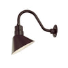 Millennium Lighting 10" RLM Angle Shade, Architectural Bronze Finish