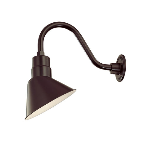 Millennium Lighting 10" RLM Angle Shade, Architectural Bronze Finish