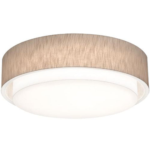 AFX Lighting SAF3244L5AJUD-JT Sanibel 32 Inch LED CCT Flush Mount In Jute With White Acrylic Diffuser