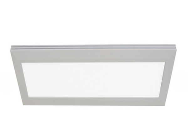 AFX Lighting SLL12483200L30D1SN 39W LED Sloane Flush Mount, 3200 lm, CCT 3000K, 120V, Satin Nickel Finish