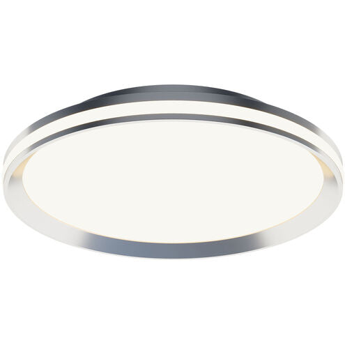 AFX Lighting SNAF16LAJD1SN 16" 36W LED Sona Flush Mount, 2300 lm, CCT Select, 120V, Satin Nickel Finish