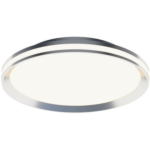 AFX Lighting SNAF16LAJD1SN 16" 36W LED Sona Flush Mount, 2300 lm, CCT Select, 120V, Satin Nickel Finish