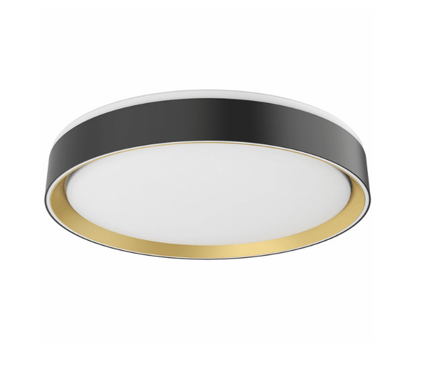 Kuzco Lighting FM43916-BK/GD-5CCT Essex LED 15.75 inch Black and Gold Flush Mount Ceiling Light