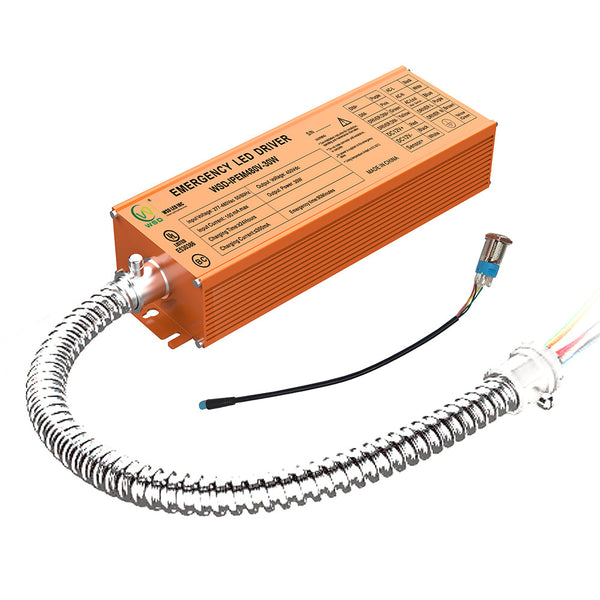 30W Emergency Backup Battery Driver 277-480V WSD-IPEM480V-30W