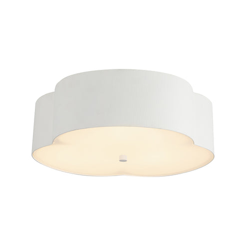 Alora Mood FM566314AW Adella 3 Light 14.13 inch Antique White Flush Mount Ceiling Light