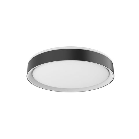 Kuzco Lighting FM43916-BK/WH-5CCT Essex LED 15.75 inch Black Flush Mount Ceiling Light