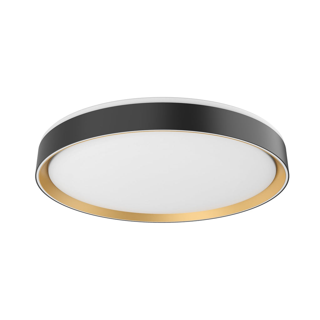 Kuzco Lighting FM43920-BK/GD-5CCT Essex LED 19.75 inch Black and Gold Flush Mount Ceiling Light