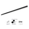 Luxrite LR42615 8FT 80W Architectural Linear Selectable CCT/Wattage