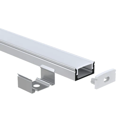 Luxrite LR43200 Shallow Surface Mount LED Tape Channels .48"
