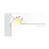 Luxrite LR43350 Wall Washing LED Tape Mud In Channels .79"