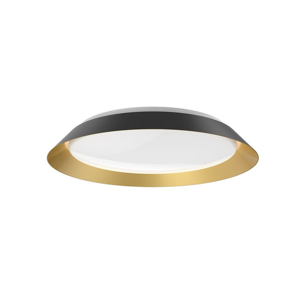 Kuzco Lighting FM43419-BK/GD-5CCT Jasper LED 19.13 inch Black and Gold Flush Mount Ceiling Light