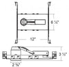 LEDQuant 2" Inch LED New Construction Recessed Housing Can with Driver for Ceiling Downlights Dimmable UL Energy Star TP24 Connection Non-IC Rated