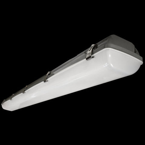 4ft LED linear vapor tight 40W, 0-10V dimmable ETL & DLC