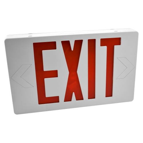 Easy Mount LED Exit Sign, Emergency Light, Double Face, Remote Capable, UL