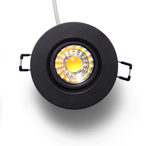 LED Gimbal 8W 3inch Recessed Dimmable Light Adjustable CCT (3K/4K/5K) Flat or Sloped Ceilings ETL