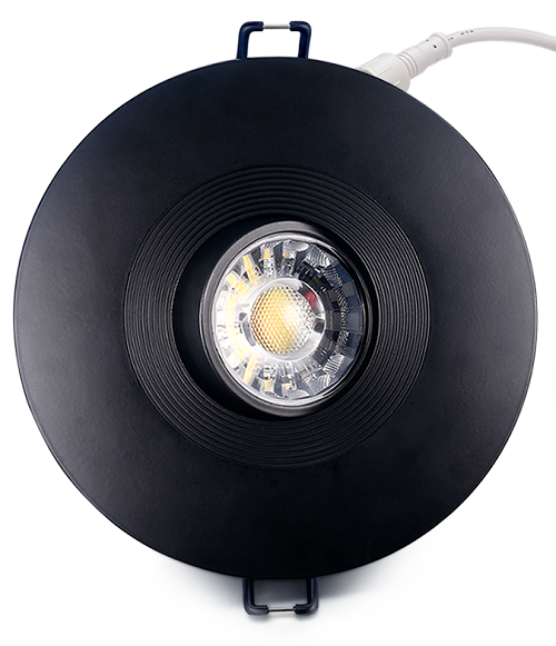 LED Gimbal 8W 4inch Recessed Dimmable Light Adjustable CCT (3K/4K/5K) Flat or Sloped Ceilings ETL