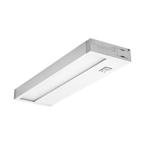 Dimmable Hardwired Under Cabinet LED Lighting, Linkable, UL Listed, Edge lit Technology, Warm White(2700k), White Finished 8" to 48"