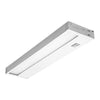 Dimmable Hardwired Under Cabinet LED Lighting, Linkable, UL Listed, Edge lit Technology, Warm White(2700k), White Finished 8" to 48"