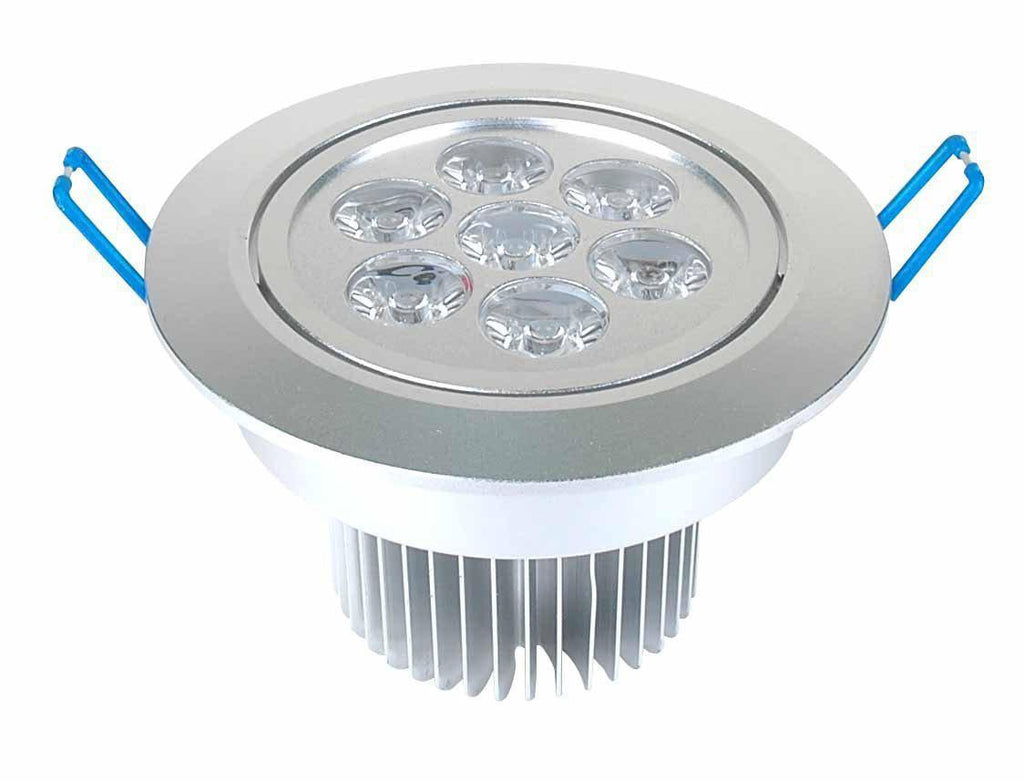 Dimmable 7W Recessed LED Lighting Fixture, Recessed Downlight, Warm White