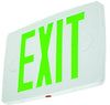 Ultra Thin LED Exit Sign, Emergency Light, Single Face, White Housing, UL