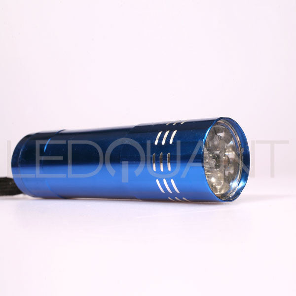 LEDQuant Compact Aluminum LED Flashlights, 9 LED